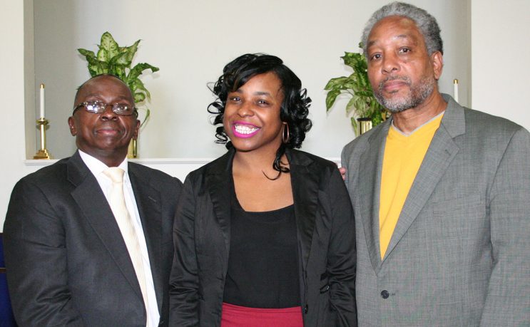 Bro. Louis Saunders, Sis. Brandy Prailow, and Bro. Randolph Boone